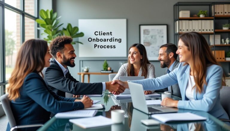 découvrez notre guide essentiel pour accueillir un nouveau client, incluant les meilleures pratiques en formation et recrutement afin d'assurer une intégration réussie.