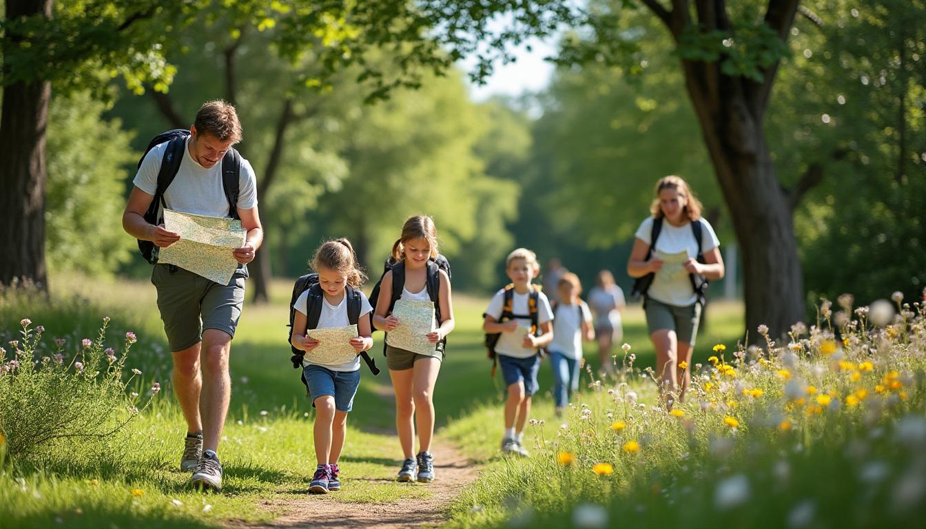 explorez le parcours vert au cerey : une expérience unique d'exploration et d'orientation en pleine nature, idéale pour toute la famille.