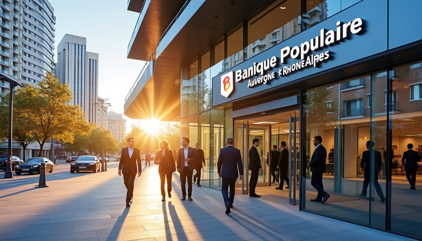 découvrez le siège social de la banque populaire en auvergne rhône-alpes, un centre d'expertise et d'innovation au cœur de la région.