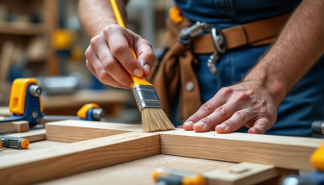 découvrez la colle à bois ultra résistante, l'alliée idéale pour des assemblages solides et durables, garantissant la réussite de tous vos projets de bricolage et menuiserie.