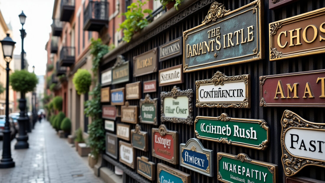 découvrez les secrets méconnus des plaques de rue : leur histoire fascinante et le design qui les rend uniques dans nos villes.