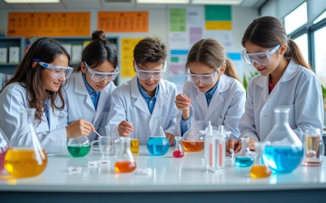 découvrez le programme de physique-chimie en 3e au collège pour comprendre l'organisation et la transformation de la matière à travers des expériences et des concepts clés.
