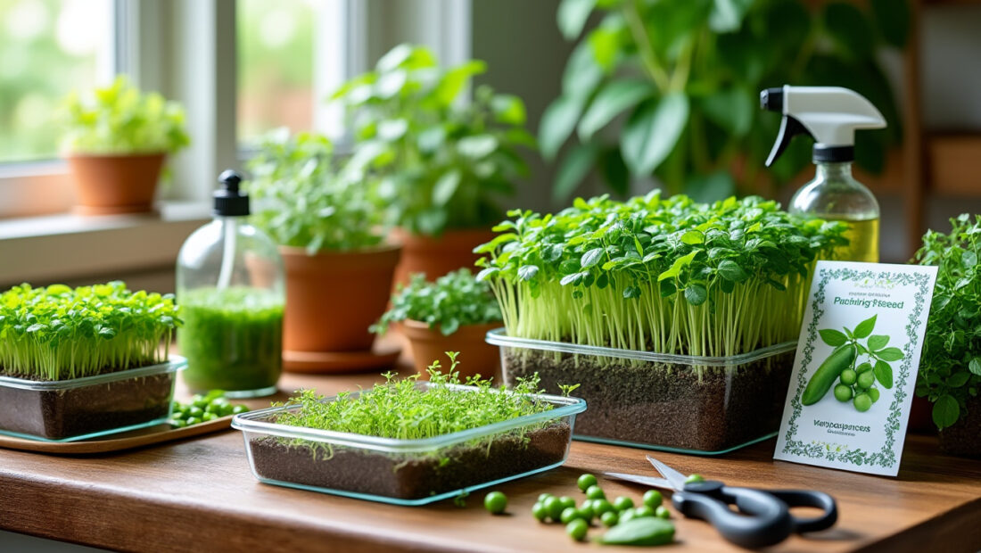 découvrez notre guide pratique pour cultiver facilement vos micro-pousses de pois à la maison et profiter de graines fraßches et nutritives toute l'année.