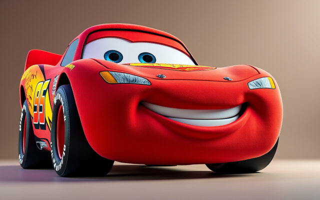 découvrez la peluche géante de 55 cm flash mcqueen, la voiture de course rouge emblématique de disney cars, parfaite pour les fans et les collectionneurs.