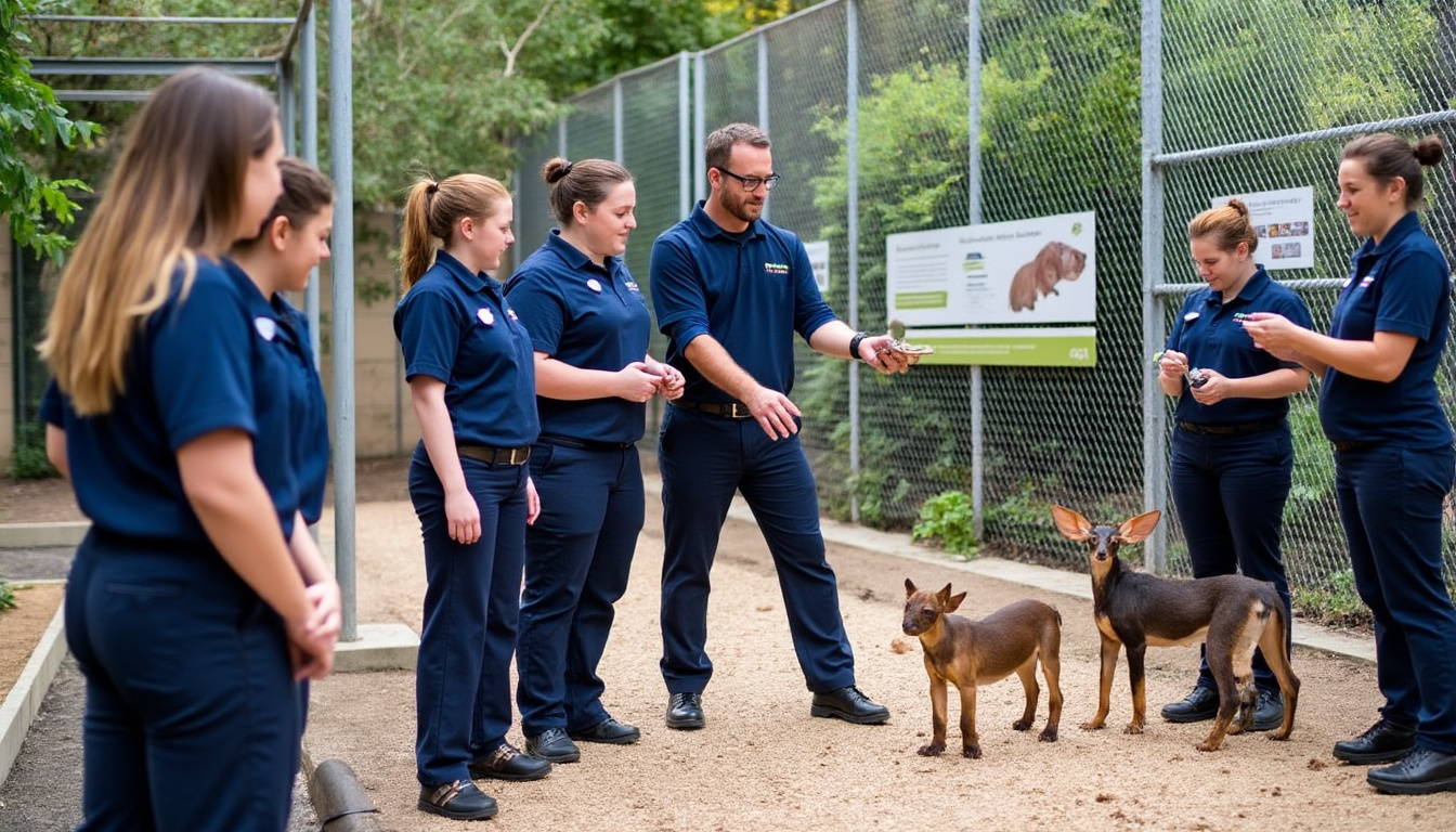 découvrez notre formation complète pour devenir soigneur animalier et animateur en parc zoologique. acquérez les compétences essentielles et vivez une carrière passionnante au contact des animaux.